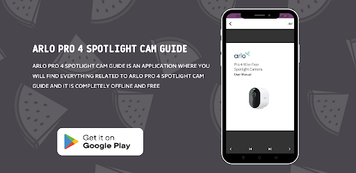 Arlo Pro 4 Spotlight Cam Guide Screen 2