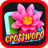 Flower crossword puzzle games icon
