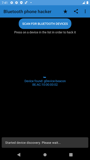 Bluetooth phone hacker prank Screen 2