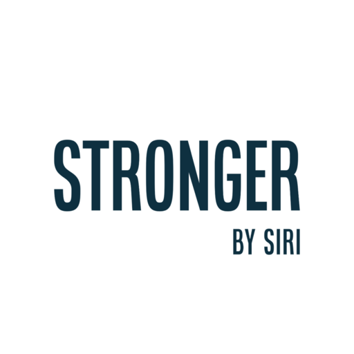 Stronger by Siri logo