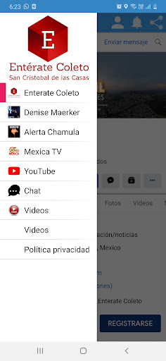Enterate Coleto Screen 2