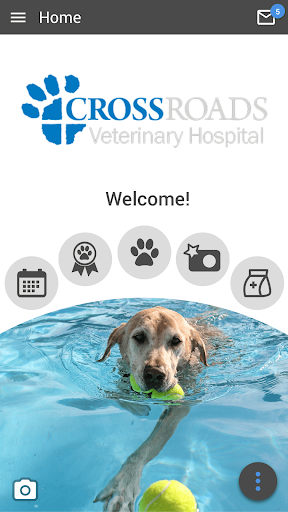Android application Crossroads Vet Hospital screenshort