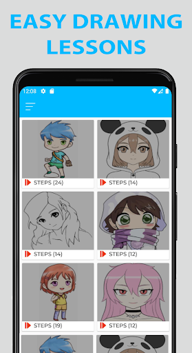 Anime Drawing App Step By Step Screen 2