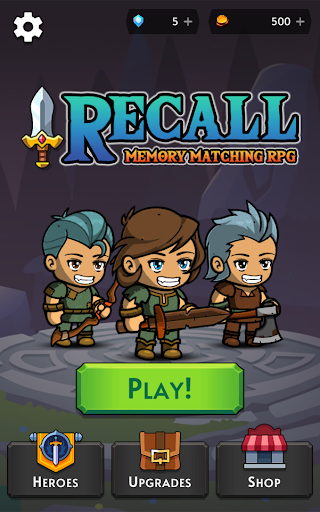 Recall - Memory Matching RPG - Card - games