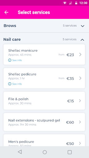 LJB Nails & Beauty Screen 2