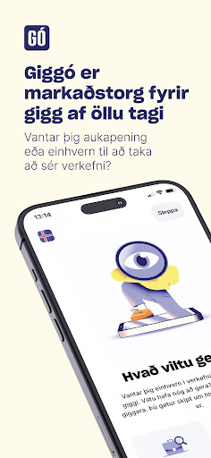 Android application Giggó screenshort