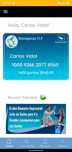 Recompensas VIP Screen 3
