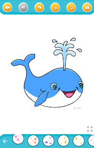 whale coloring game