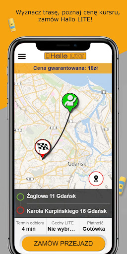 Hallo Taxi Gdańsk LITE Screen 3
