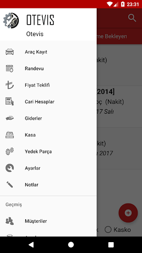 Otevis Oto Servis Programı Screen 2