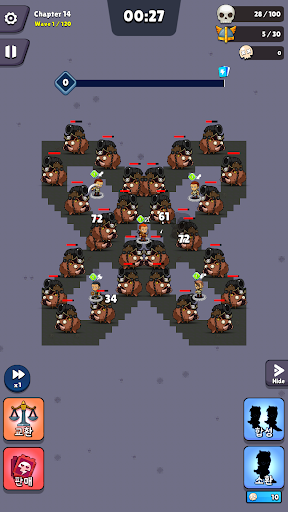 운빨 키우기  랜덤 디펜스