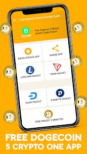 Download Free Dogecoin Faucet & Instant Crypto v3.4  (Earn Money) Free For Android 3