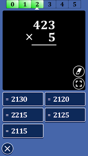 Multiply by 5 Screen 3