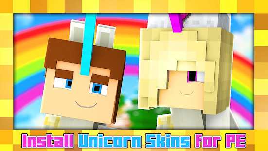 Unicorn skins - rainbow skin pack 1.6 APK screenshots 3