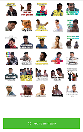 Bollywood Stickers - WASticker Screen 3