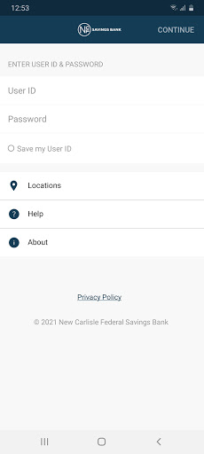 Android application NCF Mobile Banking screenshort