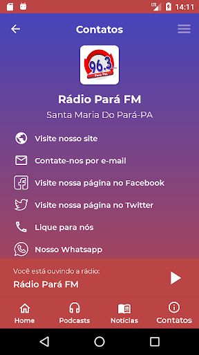 Pará FM Screen 2