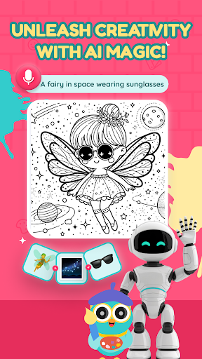 Screenshot of Color Ovo: AI Kids Coloring!