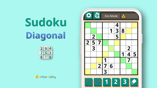 Android application Sudoku Diagonal screenshort