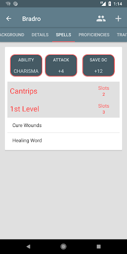 DnD - Manager Screen 3