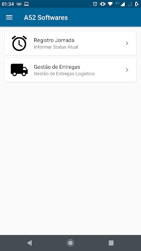 Android application A52 Jor screenshort