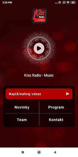 Android application Radio Kiss screenshort