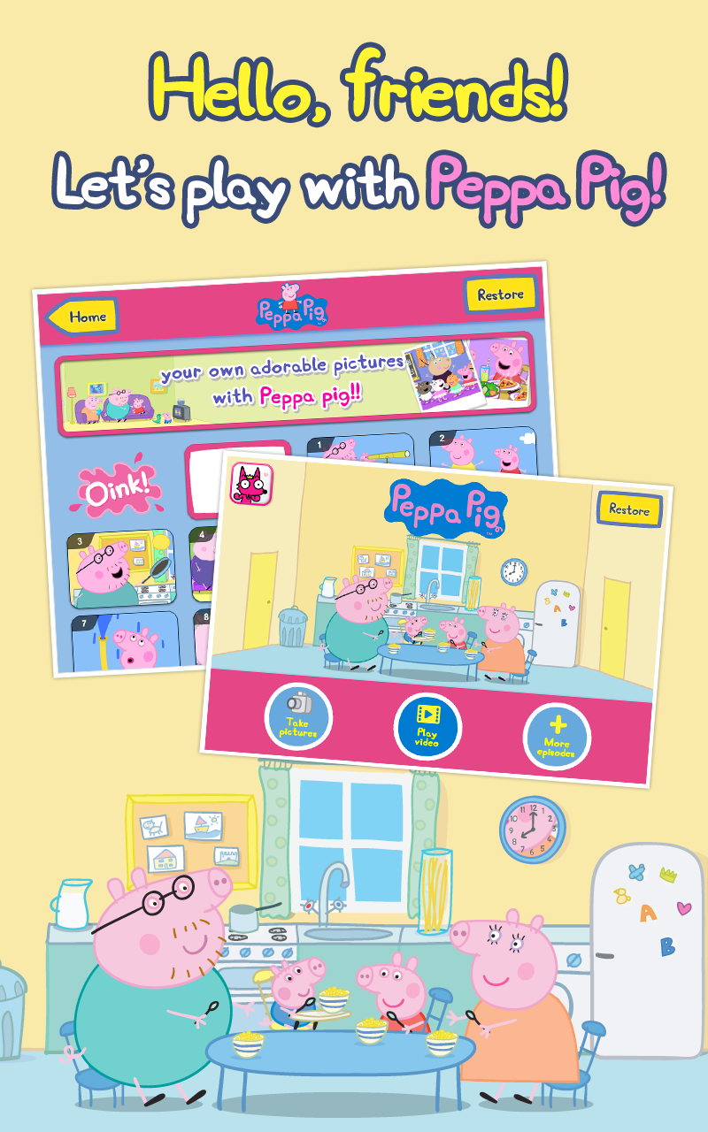 Android application Peppa Pig2 - Videos for Kids screenshort