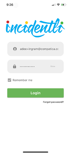 Android application incidentli screenshort