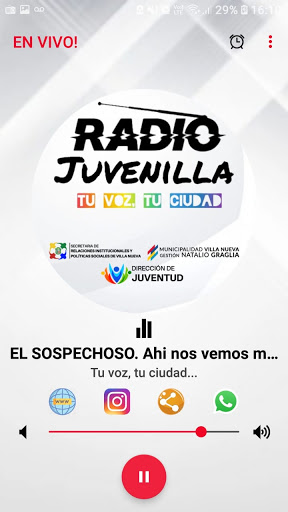 Android application Radio Juvenilla screenshort