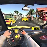 City Taxi Cab Driver Pickup Car Simulator icon