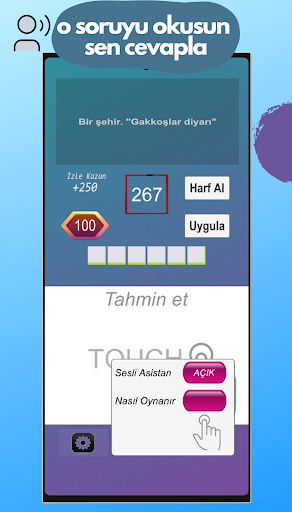 Android application Kelime Oyunu - Harf Alayım screenshort