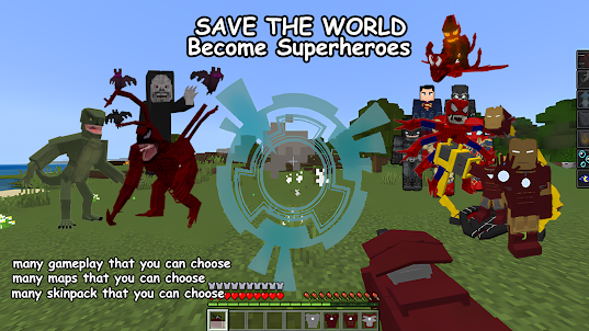 Superhéroes Mod para Minecraft