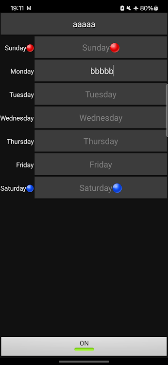 Day of Week in Status Bar - 20240404 - (Android)