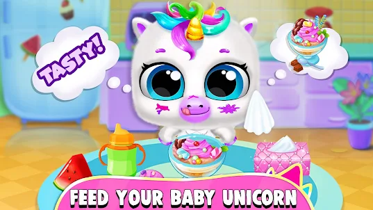 Pregnant Mom Baby Unicorn Game