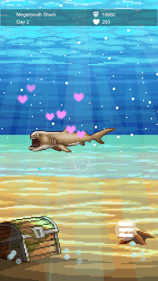 サメ育成 - ピクセルアートの癒やし系アクアリウムのおすすめ画像5