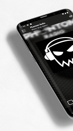 Android application Phantom Radio screenshort