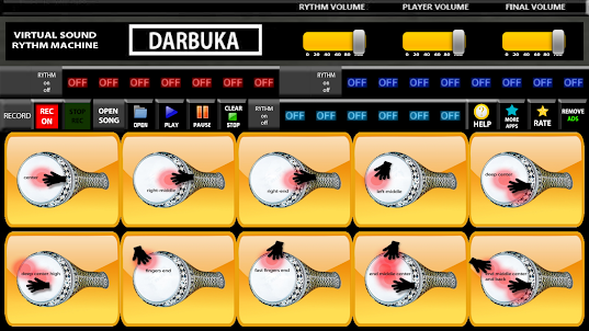 Darbuka tambourine & drum