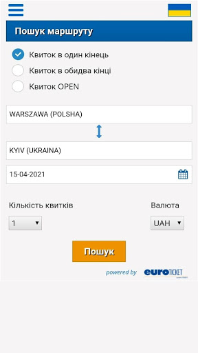 Android application KACZYNSKI BUS screenshort