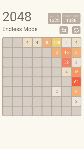 Android application 2048 Endless Puzzle Game screenshort