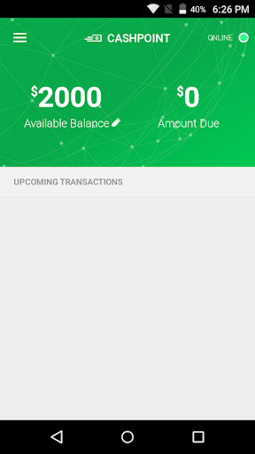 SOCASH Cashpoint Screen 2
