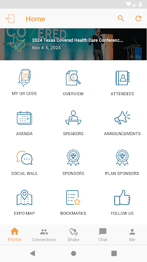 Screenshot of Texas Covered Conference