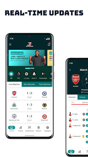 3Scorers: Live score & Fantasy Screen 2