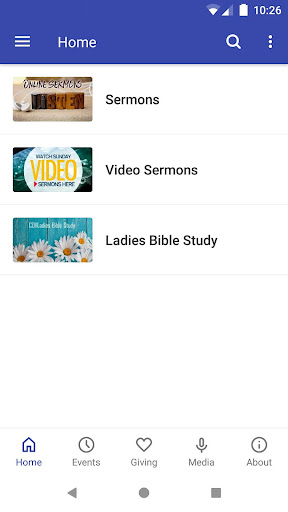 Screenshot of Covenant Church of East Texas