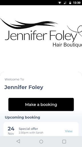 Android application Jennifer Foley screenshort