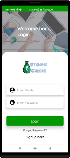 Android application Store Cash screenshort