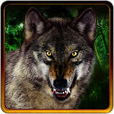 Sniper shooting Jungle Wolf icon