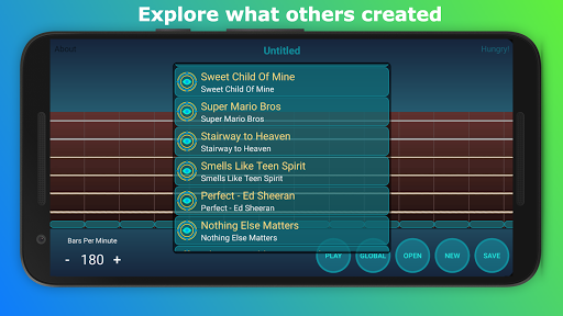Guitar Tabs : Compose and Play Screen 3