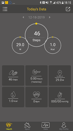 SLIDE FITNESS Screen 2