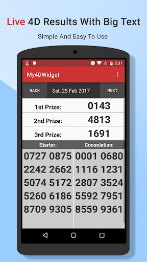 My4DWidget: Live 4D Widget SG Screen 2