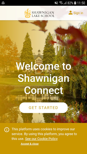 Android application Shawnigan Connect screenshort